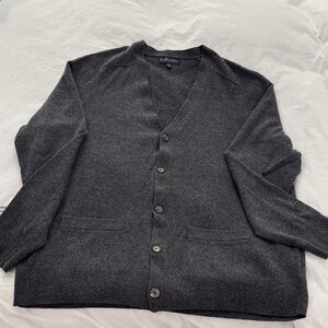 Brooks Brothers Cashmere Button Up Cardigan, Size XXL